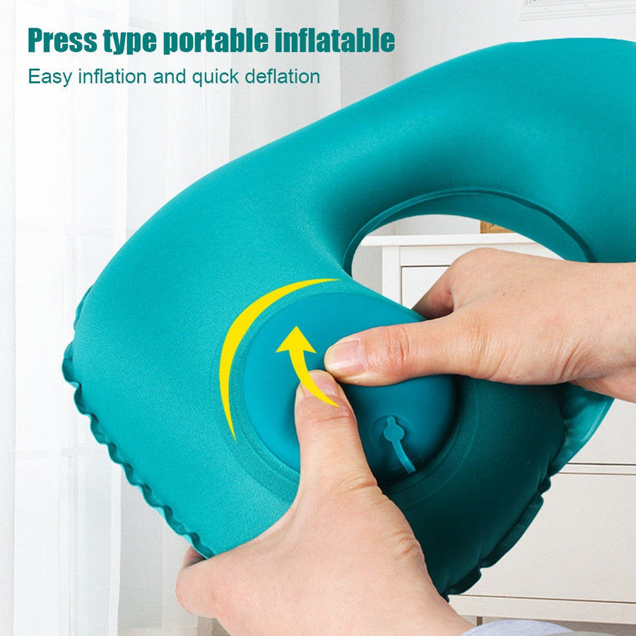 Air Rest Inflatable Easy Pump Neck Pillow - Image 6