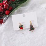 Charming Christmas Time Design Earrings