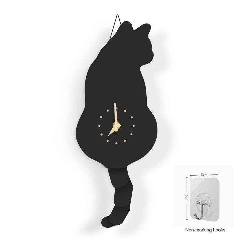 Creative Cat Wall Clock - Image 10