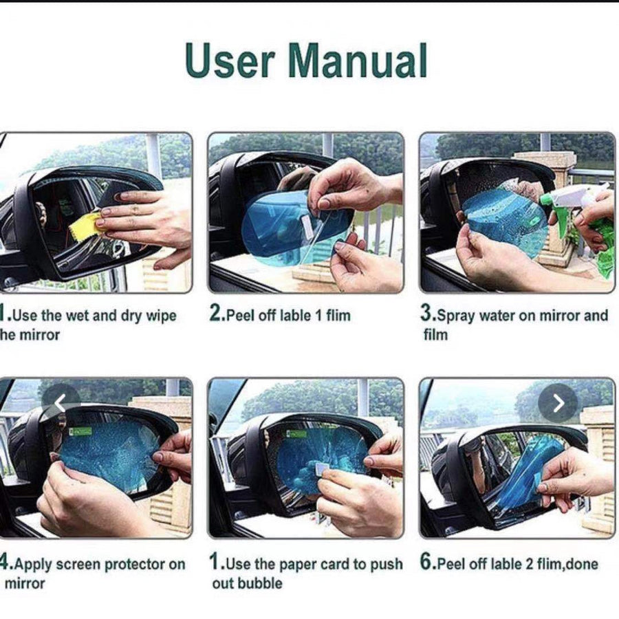 Sticky Rain-proof Car Window Film - Image 2