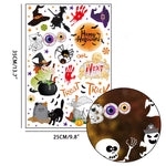 Bloody Handprint Stickers Halloween Decor