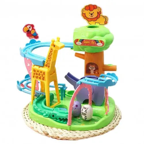 Educational Endless Adventure Sliding Track Toy Zoo