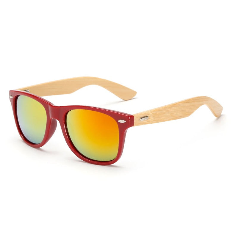 Bamboo Retro Wood Sunglasses - Image 14