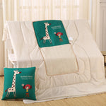 Cozy Convertible Pillow Quilt Combo Blanket