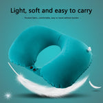 Air Rest Inflatable Easy Pump Neck Pillow