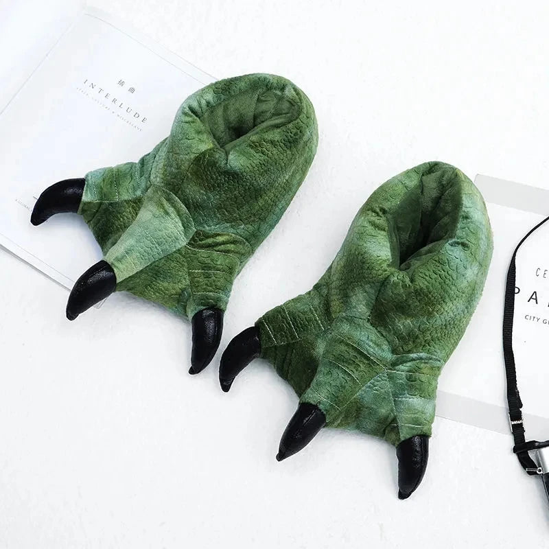 Furry Monster Claw Slippers - Image 7