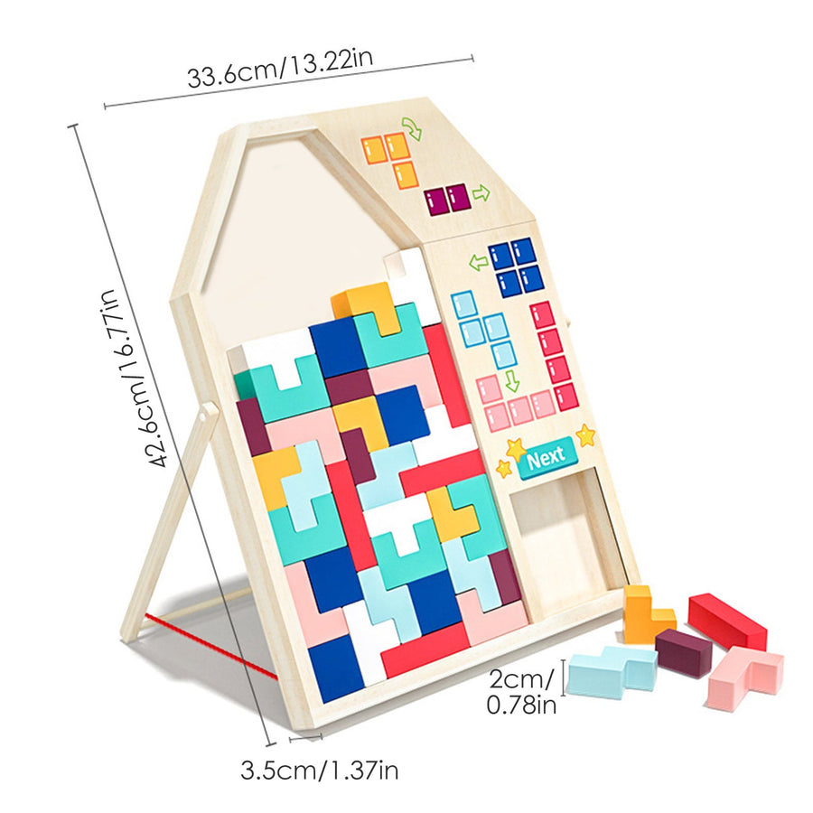 3D Wooden Creative Educational Puzzle - Image 2