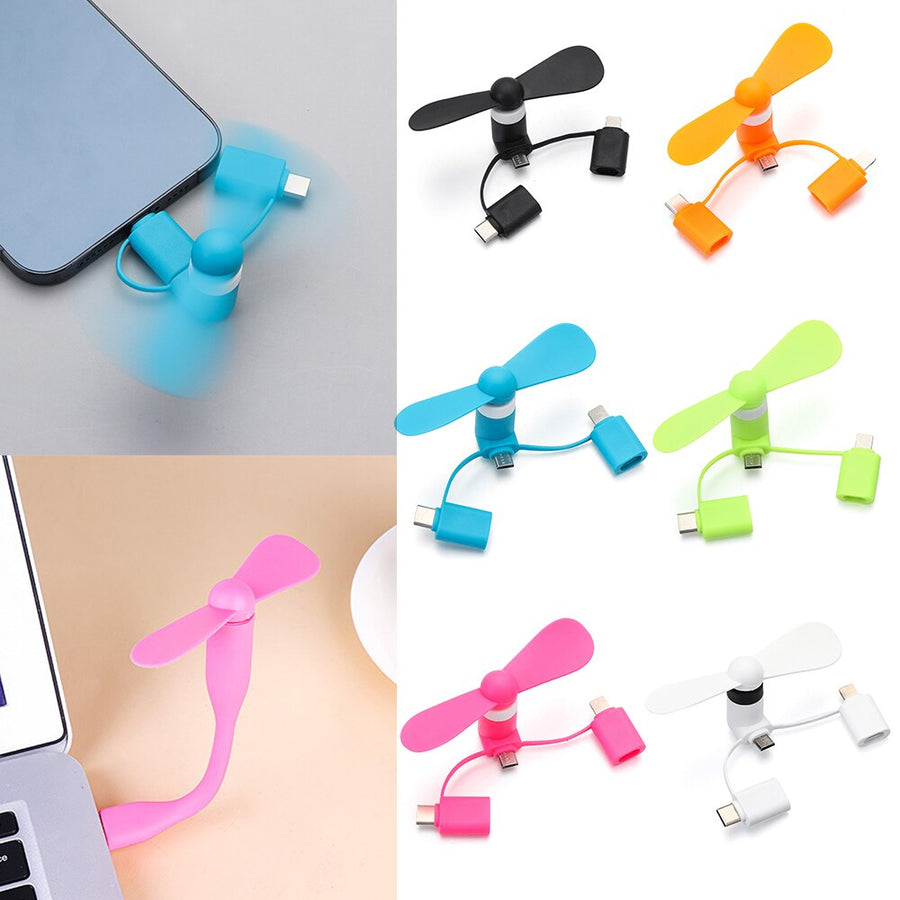 Portable Mini Phone USB Fan - Image 3