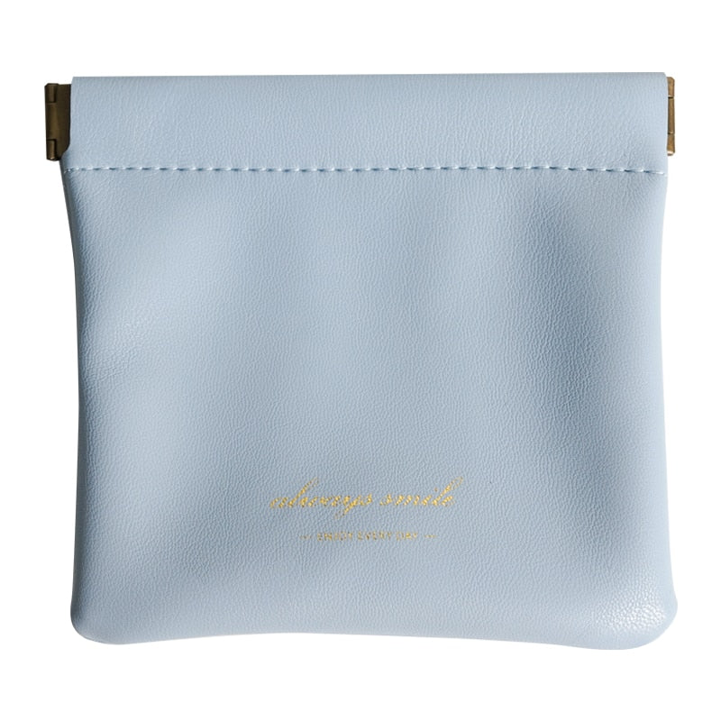 Waterproof Mini Leather Makeup Bag - Image 9