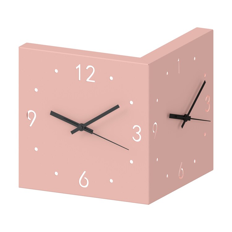 Two-Faced Corner Media Digital Wall Clock - Image 8