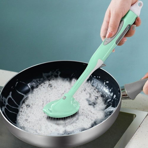 Soap Saver Long Handle Easy Dishwashing Brush - Image 0