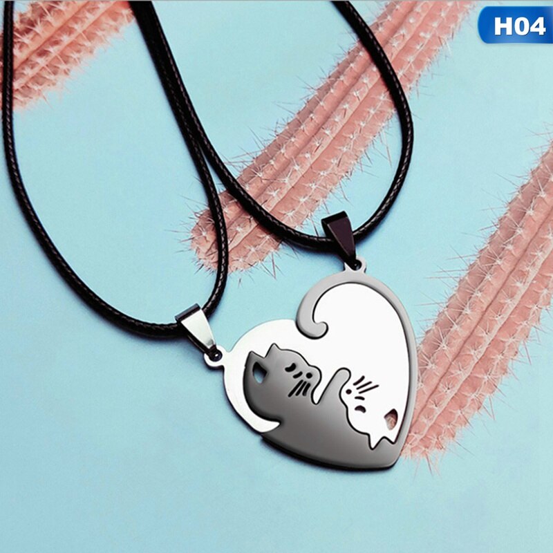 Yin Yang Cat Couple Necklace - Image 5
