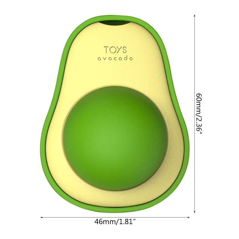 Wall-Mounted  Cat Avocado Toy Ball - Image 3