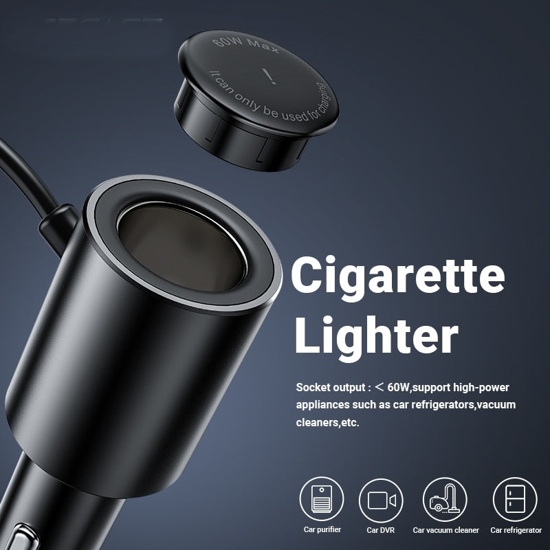 Car USB Splitter Fast Charging Station - Image 4