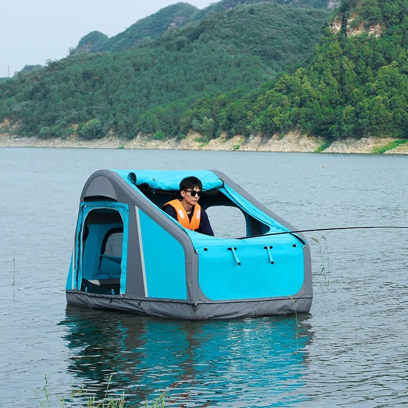 Camping Ready Large Inflatable Soft Cover Car Top Tent - Image 8