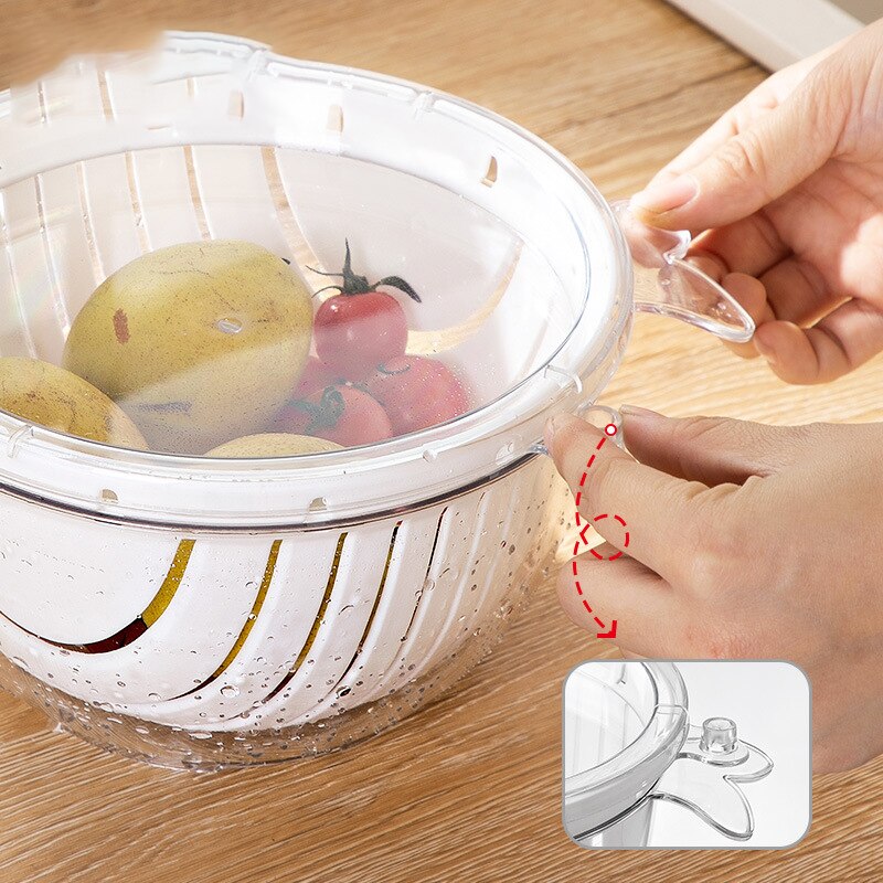 Double Layer Quick Drainer Basket - Image 1
