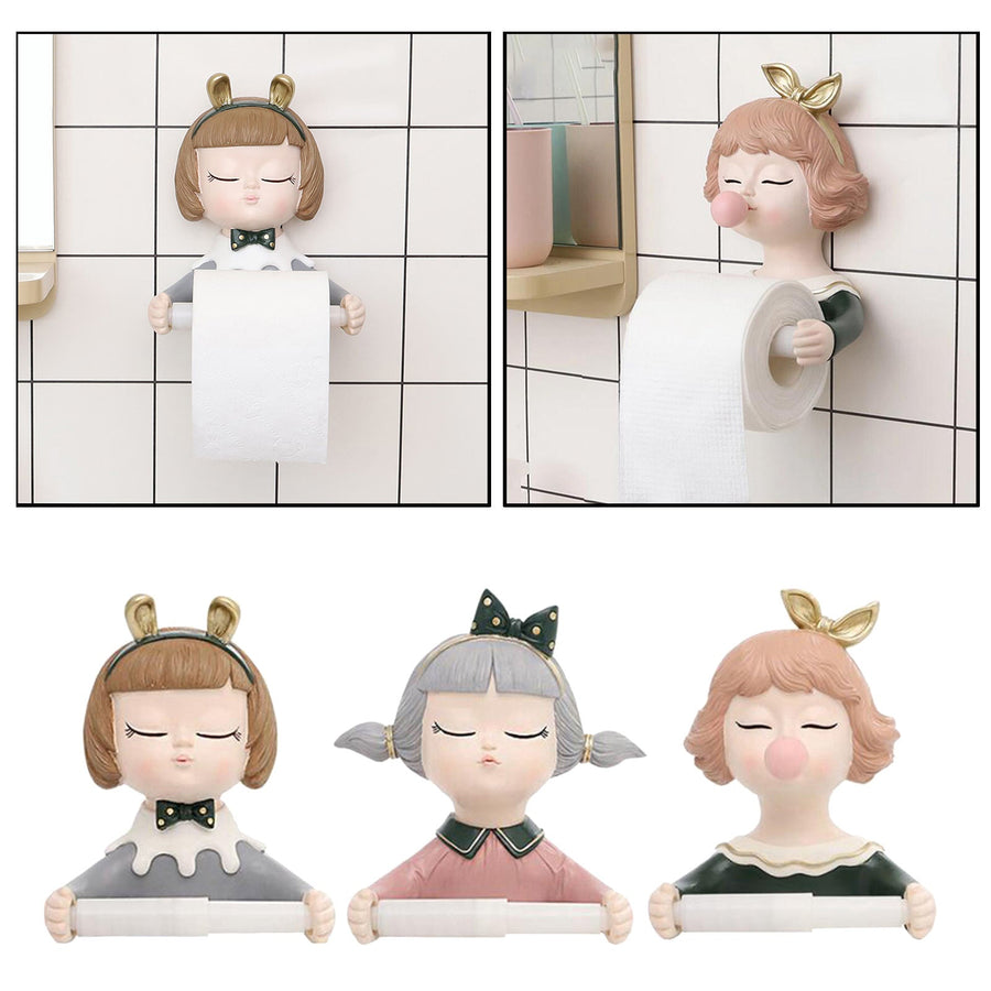 Fancy Girl Toilet Paper Roll Holder - Image 1