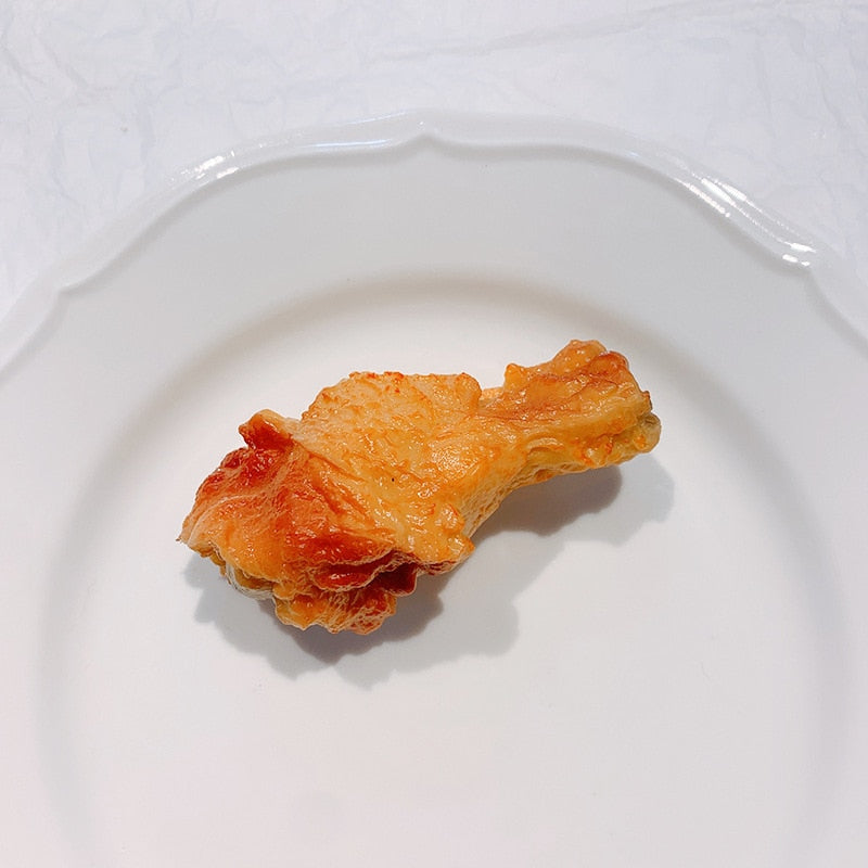 Realistic Fried Chicken Hair Clips