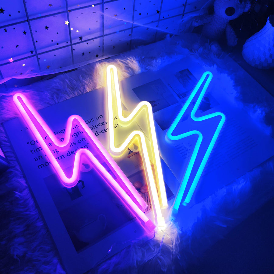 Led Lightning Neon Sign Wall Decor - Image 1