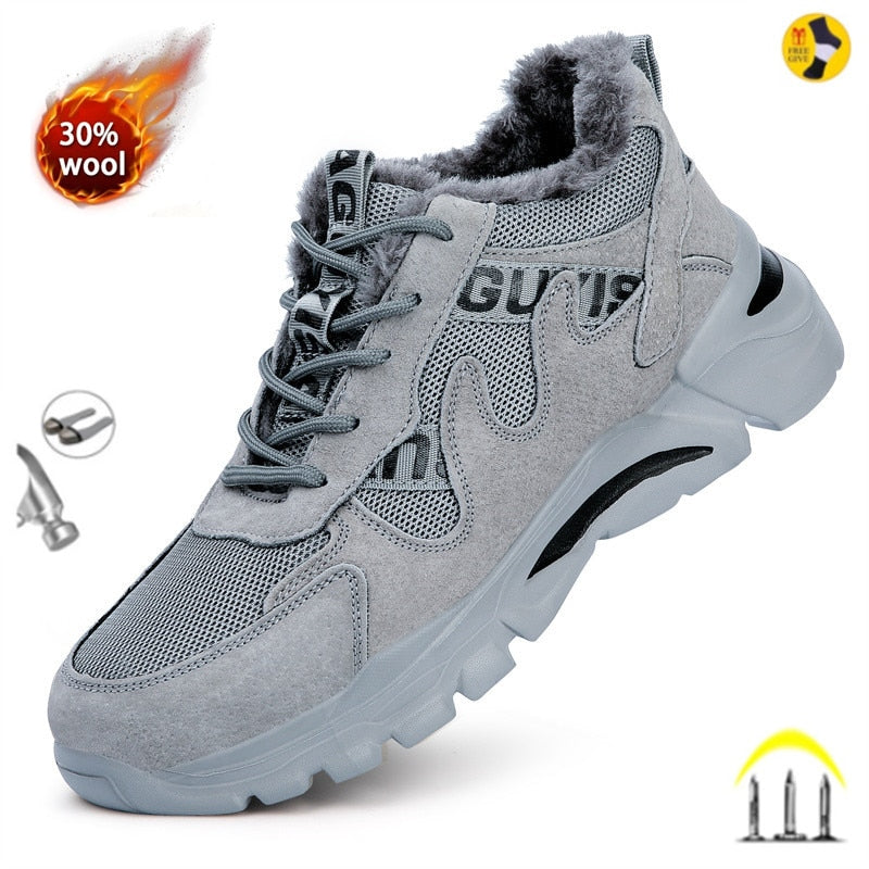 Armored Heavy-Duty Men Safety Shoes