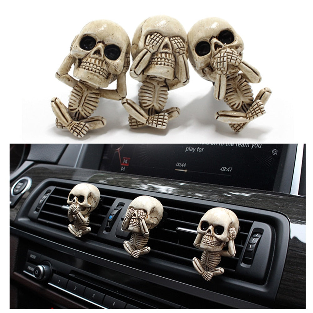 Creative Flower Skull Car Air Freshener