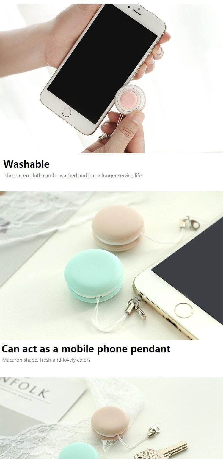 Macaron Shape Smartphone Screen Cleaning Tool - Image 2