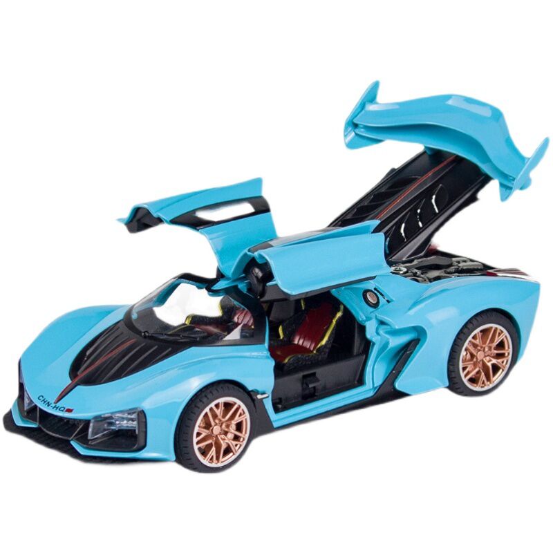 Butterfly Door Exhaust Effects Race Car - Image 3