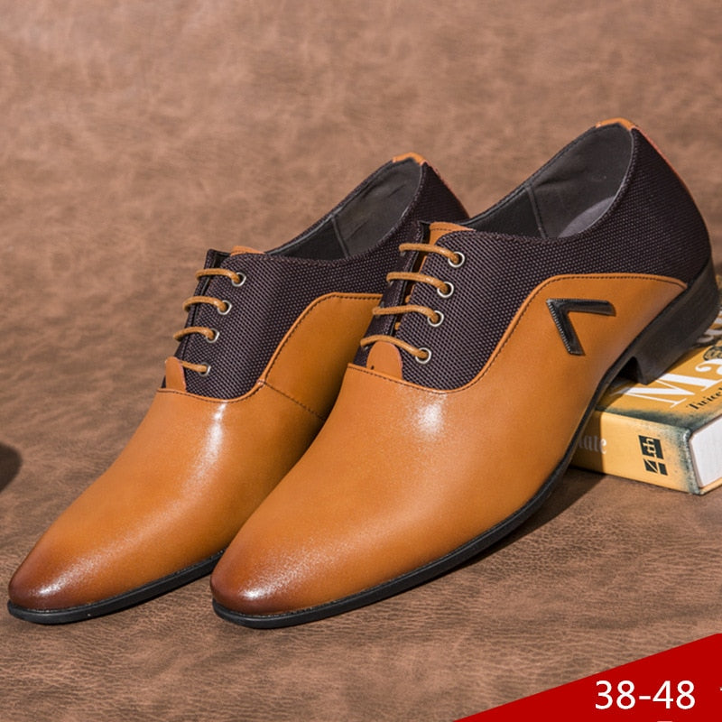 Urban Elite Leather Business Men Casual Oxford Shoes - Image 3