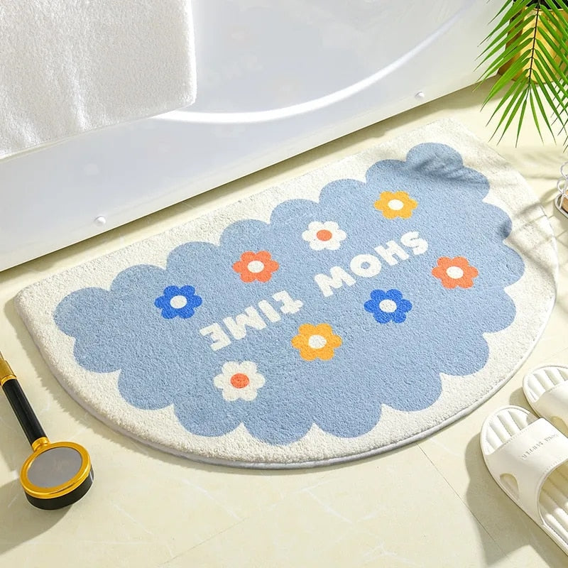 Floral Non-Slip Kawaii Doormats - Image 14
