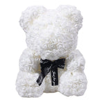 Artificial Rose Flowers Teddy Bear