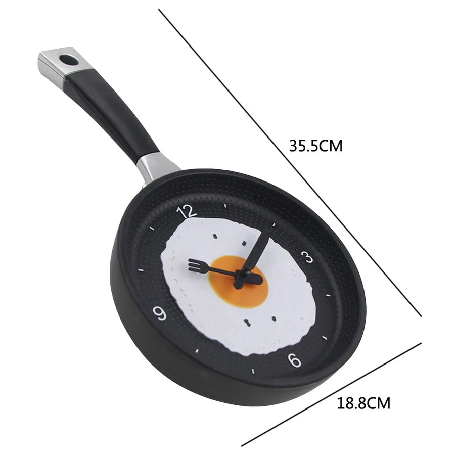 Omelette Pot-Shaped Wall Clock - Image 2