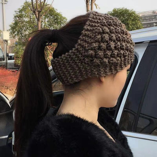 Cozy Crown Elastic Knitted Headband - Image 0
