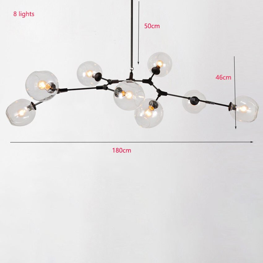 New York Art DNA Molecular Glass Chandelier - Image 2