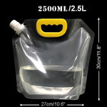 Reusable Transparent Liquid Dispenser Bag