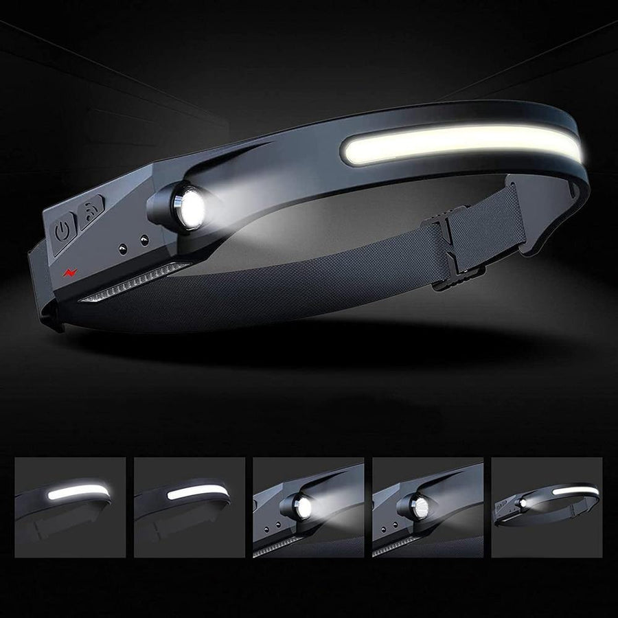 Rechargeable LED Sensor USB Headlamp - Image 0