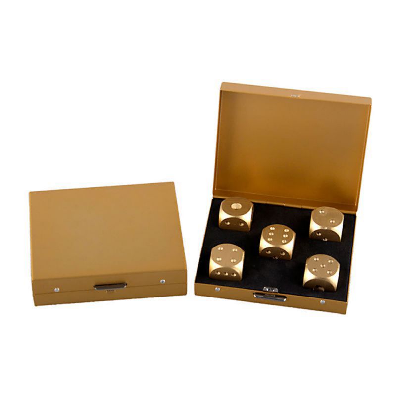 5pcs Aluminum Alloy Metal Dices - Image 3