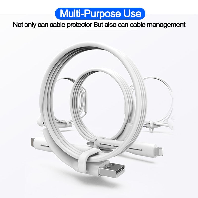 Silicone Cable Cord Protector Clip - Image 2