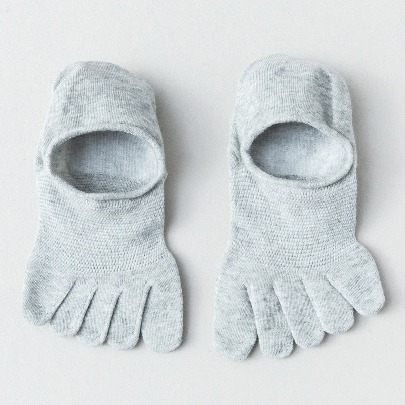 Breathable Cotton Toe Socks - Image 5