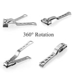 Effortless Cut Rotating Nail Clipper