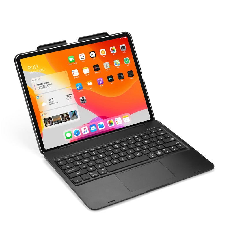 Wireless Backlit Keyboard iPad Holder Case - Image 3