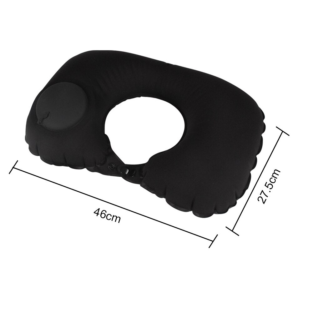 Air Rest Inflatable Easy Pump Neck Pillow