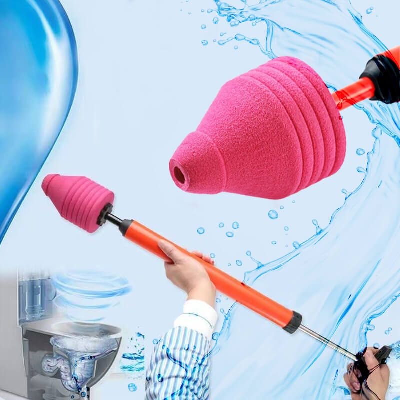 High-Pressure Quick Cleaner Toilet Unblocker Plunger