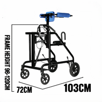 Ergonomic Walking Rehabilitation Stand Assist Trainer Walker - Image 4