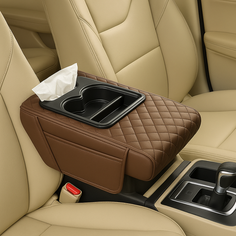 Console Craft Multi-Pocket Car Armrest Pad - Image 0