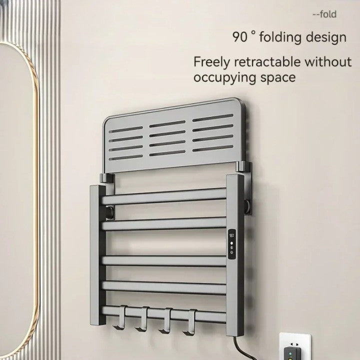 Intelligent Electric Heated Towel Drying Organizer Rack - Image 2