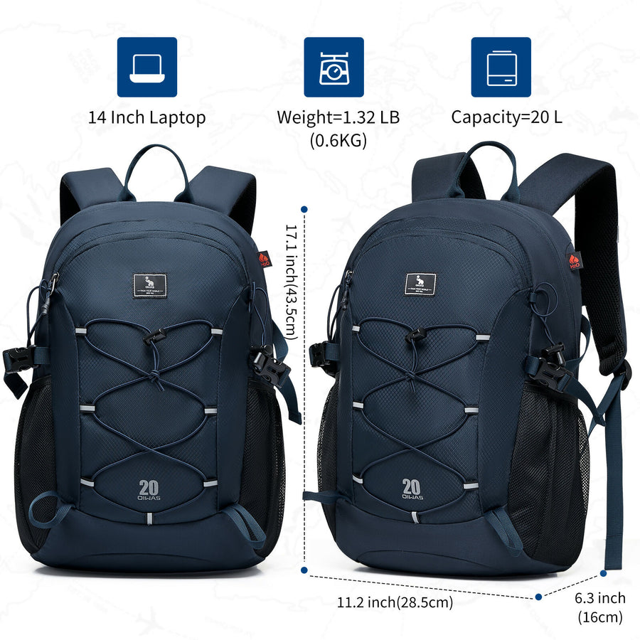 OIWAS 20L Lightweight Outdoor Hiking Backpack - Image 8