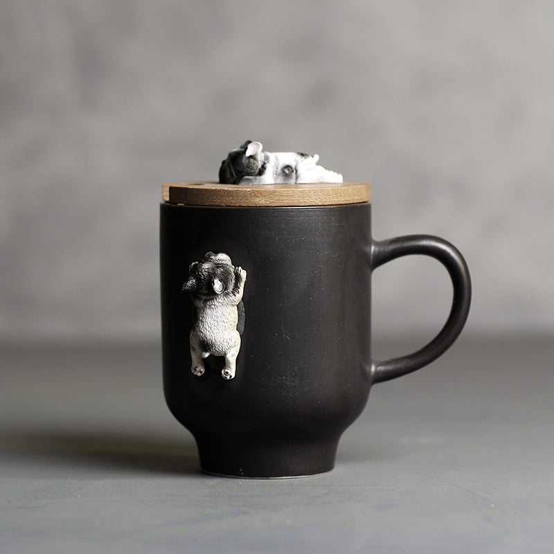 3D Climbing Bulldog Ceramic Mugs - Image 4