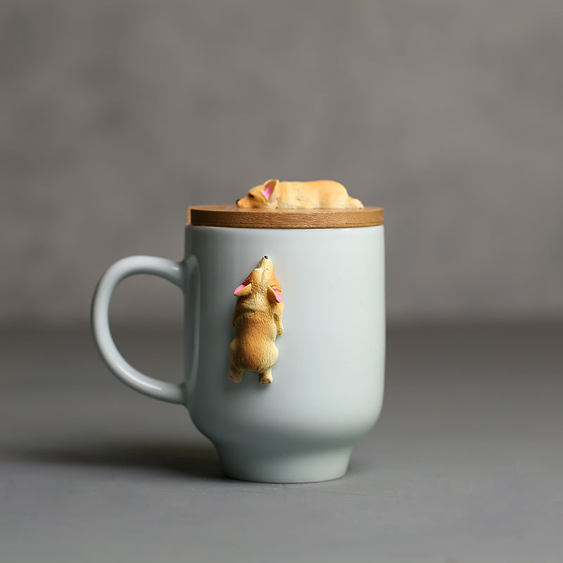 3D Climbing Bulldog Ceramic Mugs - Image 5