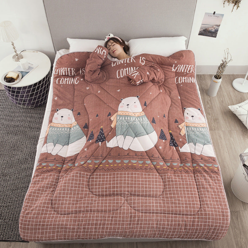 Lazy Time Wearable Sleeping Blanket - Image 1