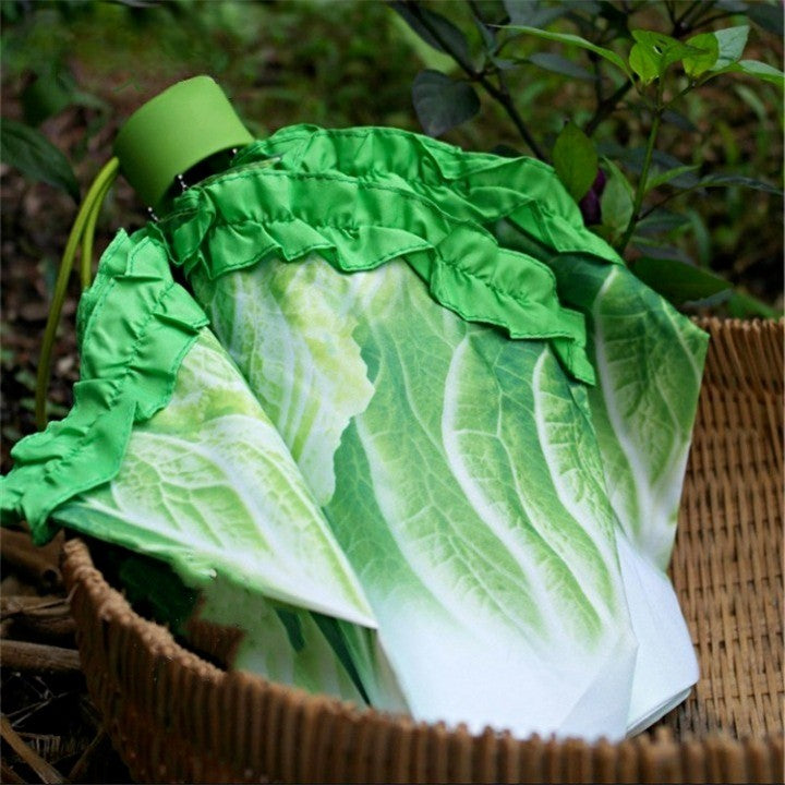 Lettuce Shaped Compact Umbrella - Image 0